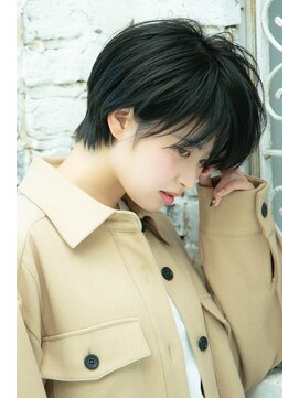 ロンド レグリーズ 立川(Lond leglise) 【山方 直也】黒髪×小顔×センシュアルショート×耳かけ