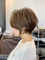 ブレス ヘアデザイン(BLESS hair design)&nbsp;似合わせカットくせ毛風アッシュブラウン前髪ケアカラー美髪