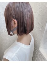 カモン(CAMON)&nbsp;[CAMON. ]#カシスカラー#ブリーチ無し#切りっぱなしボブ