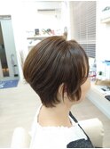 ☆大人美髪ラウンドショートグラデーションボブ☆