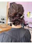 ゆるっとアップスタイルアレンジ