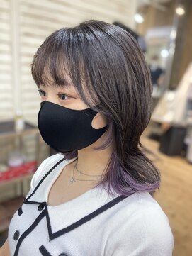 ディエス ヘアデザイン 能見台(diez hair design) 結んでもかわいい♪もみれ毛ウルフ