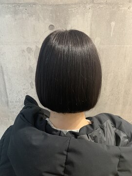 アンダーバーホワイト 南海難波店(_WHITE) 丸みボブ