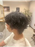 レディース波巻き×ツイスパショートウルフ