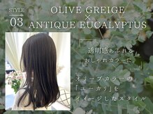 オリーブグレージュ～アンティークユーカリ～