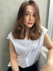 大人美人ワンホンセミロング