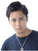 ソフトシチサン/七三/ナチュラル/刈り上げベリーショート