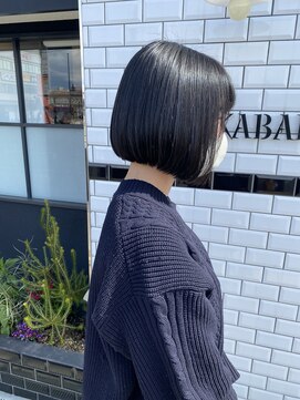 アパカバール 鳳店(Apa kabar) まるっとパッツンボブヘア