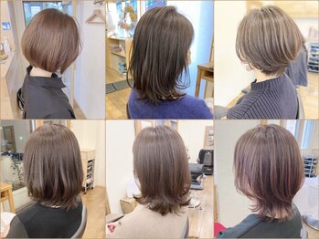 2階の美容室の写真/顔周りのカットで印象はガラリと変わる！一人ひとりの髪質・骨格に合わせて、似合わせスタイルを実現☆