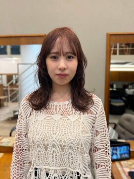 テテ ニコ(tete nico) 【大前晴奈】オレンジベージュ/レイヤーカット