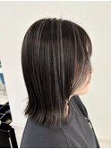 浦和ハイライトヘイリー切りっぱなし前下がりボブ/20代30代