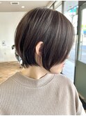 ショートカラー髪質改善