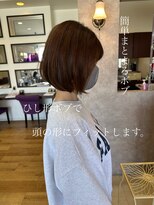ウニレ バイ センス(unire by sense)&nbsp;【ショートカット】コンパクトにまとまるボブ/ブラウンカラー