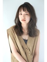 パール(PearL) 【PearL】ニュアンスウェーブパーマ/前髪カット/くすみベージュ