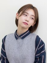 ジプソ 池袋西口(Gypso)&nbsp;丸みボブ2/池袋美容室/髪質改善カラー/白髪ぼかし/縮毛矯正