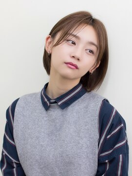 ジプソ 池袋西口(Gypso) 丸みボブ2/池袋美容室/髪質改善カラー/白髪ぼかし/縮毛矯正