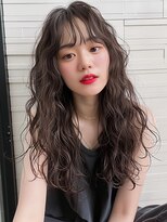 クラン 岡本(Chlan)&nbsp;ニュアンスロングパーマ　ウェーブヘア