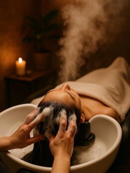 カプロセッテ(Capullo. de Sette.)の写真/綺麗な髪の毛は綺麗な頭皮から。髪と心が整う私の為のヘッドスパ。日々の疲れが癒される*桑名/半個室