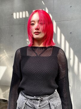 ヴァーディ オモテサンドウ(Vardy omotesando) red/赤髪 ボブ