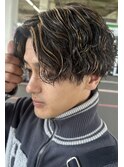 メンズパーマ ハイライト