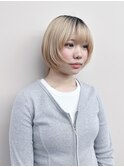 ＊ハイトーン姫カット軽めボブ小顔ボブウルフボブレイヤーボブ