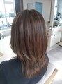 アグ ヘアー シャル 登米佐沼店(Agu hair shall) 赤み消しカラーで透明感たっぷり!レイヤースタイル♪