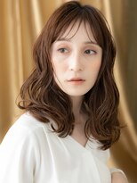 カバーヘア ブリス 北浦和(COVER HAIR bliss) □シースルーバング大人巻きエアリーロング403北浦和30代40代