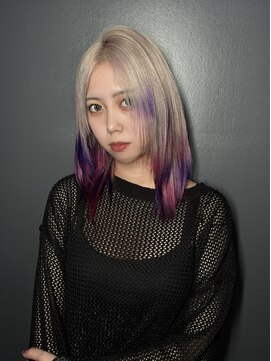 ゲームバイアランスミシー 心斎橋(GAME by Alan Smithee) デザイン／ダブルカラー／ケアブリーチ／エフェクトブリーチ