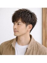 スープレックス ヘアーデザイン(SOUPREX HAIR DESIGN) 大人メンズツーブロックナチュラルショート 20代 30代 40代