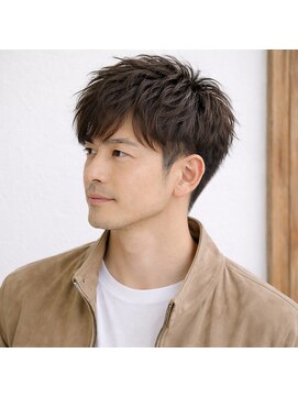 スープレックス ヘアーデザイン(SOUPREX HAIR DESIGN) 大人メンズツーブロックナチュラルショート 20代 30代 40代