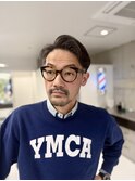 ニュアンスパーマ/センターパート/マッシュ/カルマパーマ/メンズ