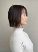 結べる切りっぱなしボブ