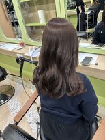 イオエ 西梅田(ioe)&nbsp;ブリーチなしカラー／髪質改善/ミルクティーベージュ/小顔へア