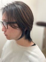 テーラヘアー 板橋店(TELA HAIR) ウルフ×インナーネイビー♪