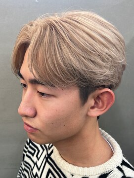 ダズルヘアラッシュ(DAZZLE hair RUSH) フェザーパーマ/ニュアンスパーマセンターパート韓国名古屋20代