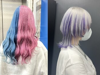 ホワイト 梅田(white)の写真/【梅田駅3分】今しかできないヘアスタイルを★インナーカラーやフェイスフレーミングもお任せ！SNS映えも◎