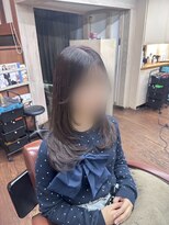 ナンバーエイト(number eight) レイヤーカット小顔カット抜け感モテ髪ロングヘアくびれヘア