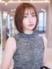 カット+前髪顔回り縮毛矯正+クイックトリートメント￥10500