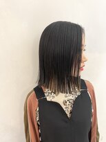 マスカリ(muscali)&nbsp;黒髪/メルティカラー/小顔/ハイライトカラーボブ30代40代髪型j