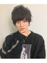 クラン(clan)&nbsp;clan<メンズ束感ショートくせ毛風パーマ>