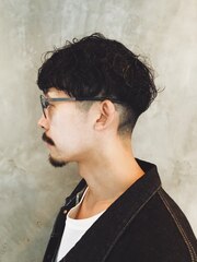 [helvetica hair]フェード＆マッシュ