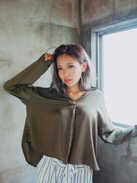 美容室チック 大島店(chic) 切りっぱなしボブ×外国人風ハイライト【大島】