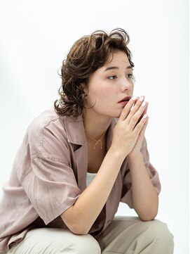 ヘアアンドスパ モーブ 世田谷(hair&SPA Mauve) ダブルバングのハンサムパーマ