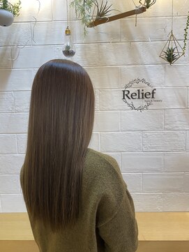 リリーフ(hair&beauty Relief) 【Relief】艶髪マットカラー