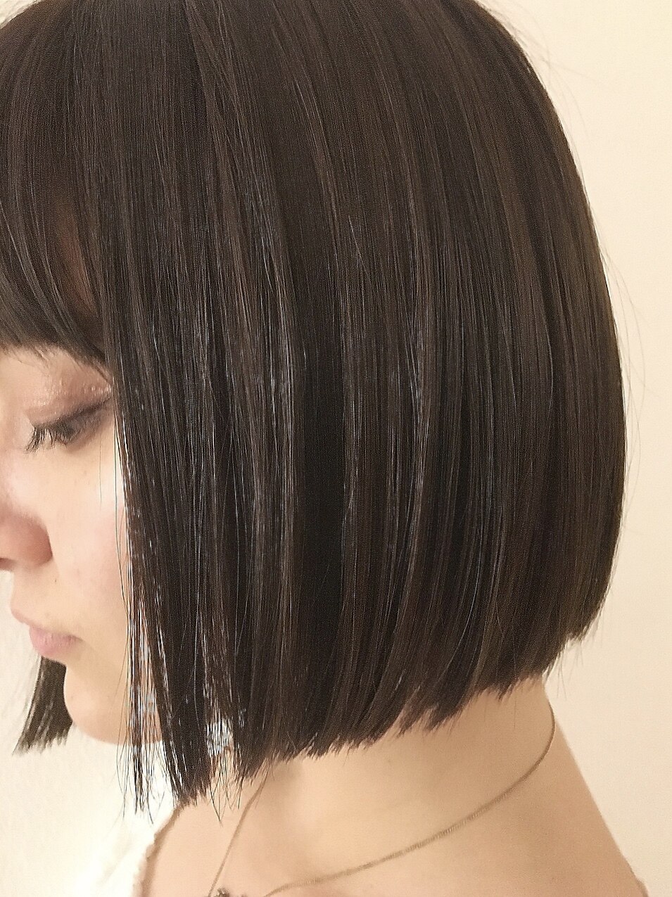 ワンレン/前下がりボブ：L014020187｜ペンテ(Pente)のヘアスタイル