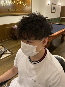 ヒロギンザバーバーショップ 神楽坂店(HIRO GINZA BARBER SHOP) ツイストスパイラルマッシュ
