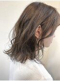 【ISOLA-blu】グレージュ×ミディアムボブ
