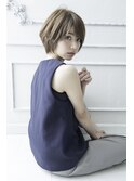 大人ナチュラル小顔ショート