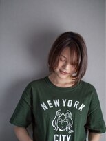 モーニン(Moanin')&nbsp;大人カワイイ◎グレージュショートボブ《堀江臣吾》