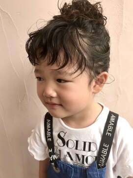 キッズパーマ 女の子 L オブジェ Objet のヘアカタログ ホットペッパービューティー